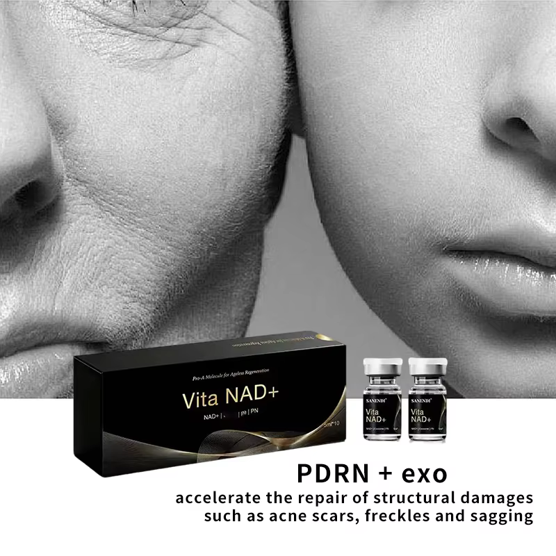 2026 SANENDI NAD+ EXOO Vita GSH Essence NIA Acide Hyaluronique Rare Beauty Soin du Visage Hydratant 