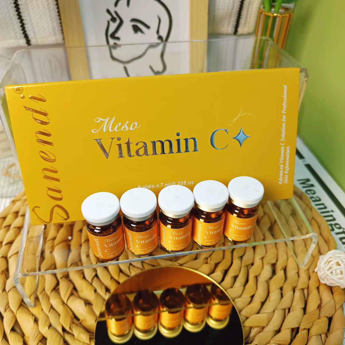 Corée du sud Sanendi soins de la peau vitamine C GSH saumon ADN peau hydratant en profondeur réparat