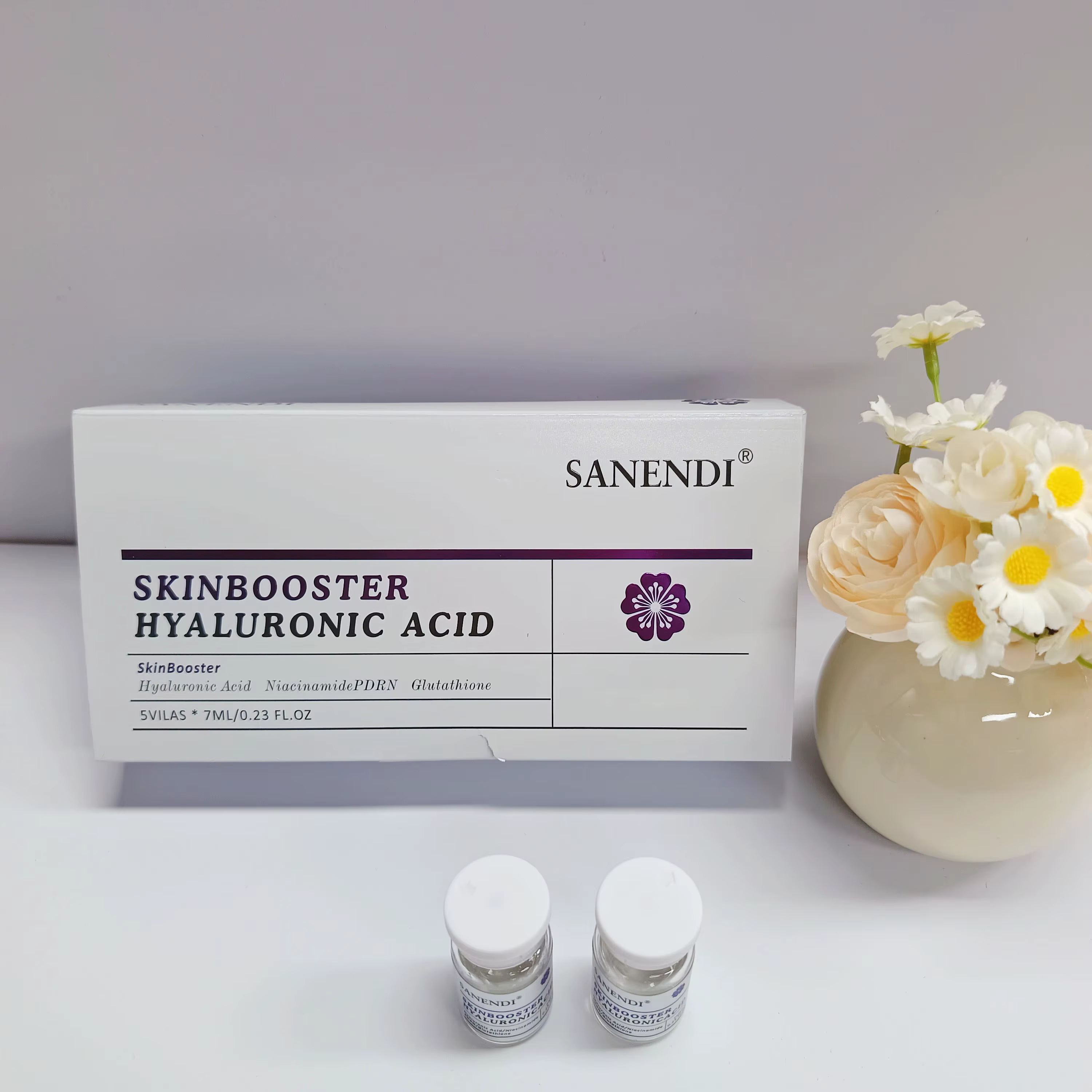 Sanendi – produit coréen de soins de la peau, contient un acide hyaluronique, ensemble d'essence pou