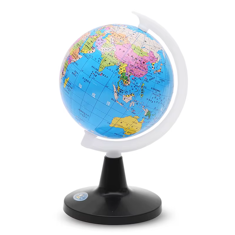 Petit Globe du Monde avec Support, Carte de Géographie, Jouet pour Enfants, Attro d'ulus ents, Pays,
