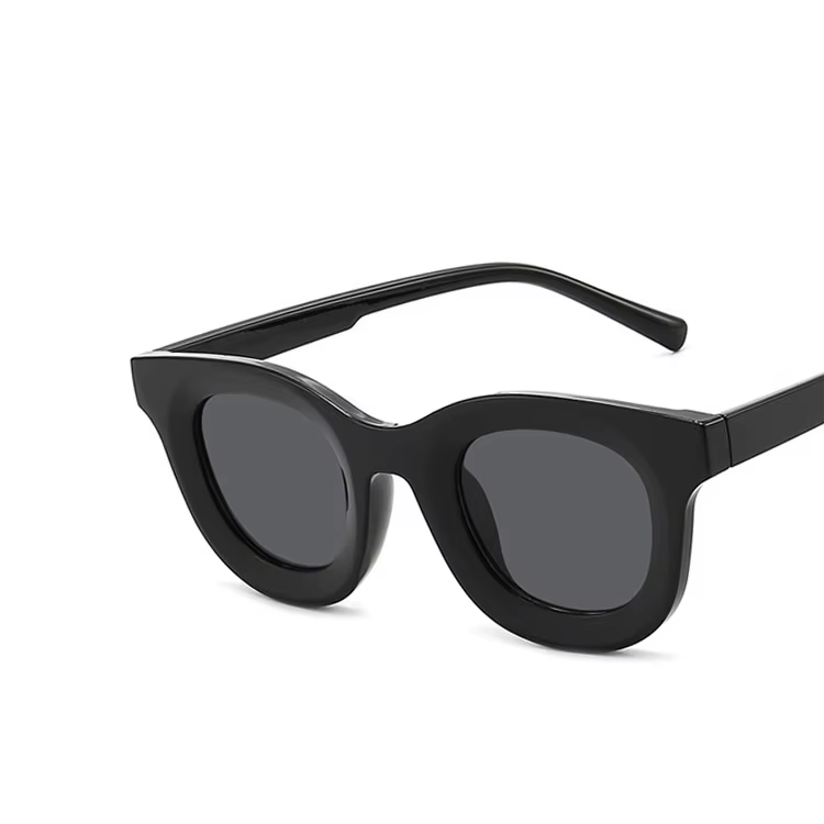 Lunettes de soleil rondes concaves pour femmes marque de mode concepteur petites lunettes de soleil 