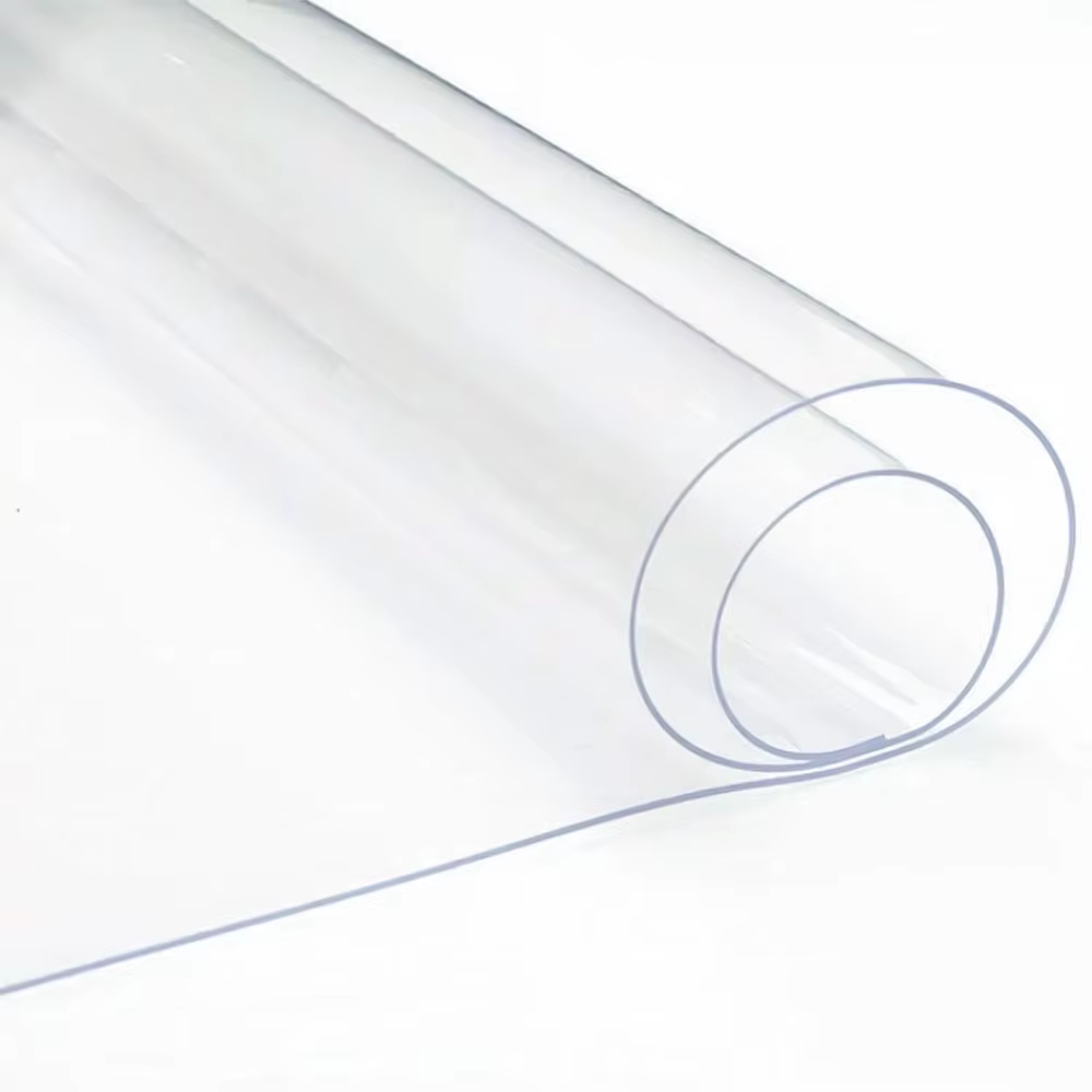 Tissu PVC Transparent Ultra-Transparent, tissu en verre doux, cristal imperméable, décoration artisa