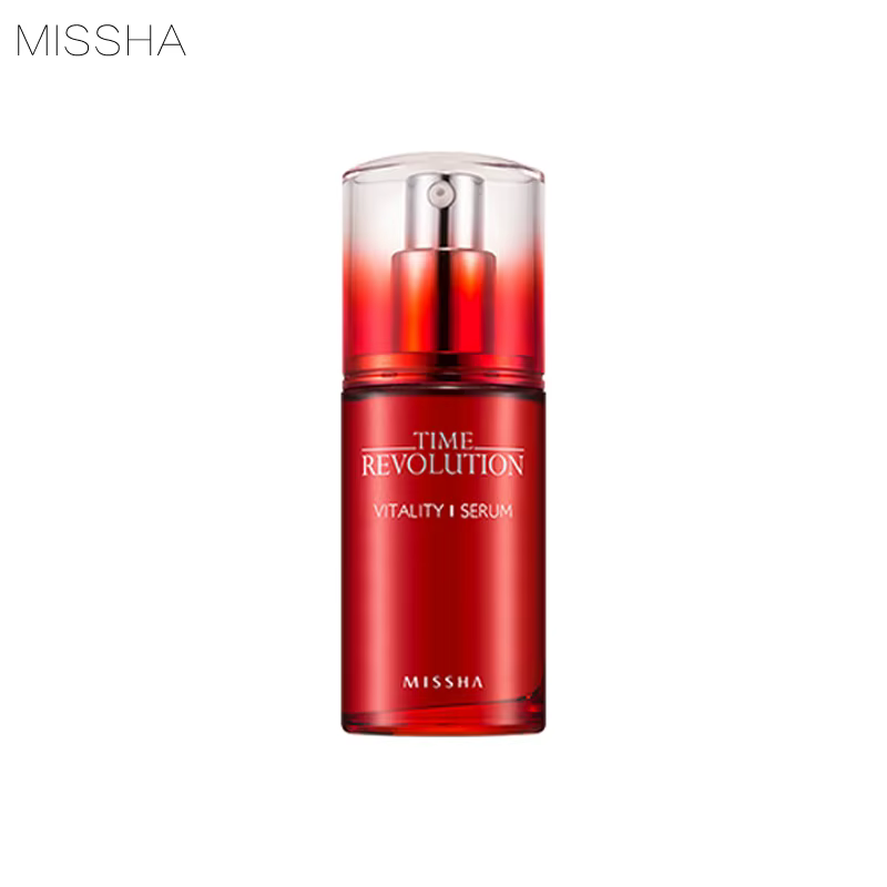MISSHA Time Revolution vitalité sérum 40ml haute nutrition Essence sébum pores maquillage apprêt cos