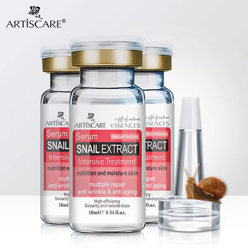 ARTISCARE sérum d'escargot 3 pièces hydratant réparation visage éclaircir hydratant vieillissement t