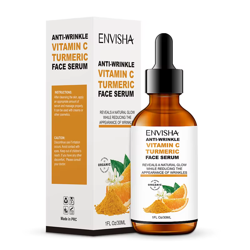 Sérum de curcuma à la vitamine C pour le visage, blanchissant, anti-âge, déformable, hydratant, esse