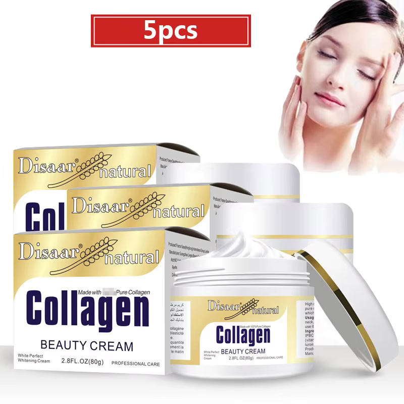 Crème coréenne anti-déformable, 5 pièces/lot, collagène, puissance lifting, pour le visage, soins de