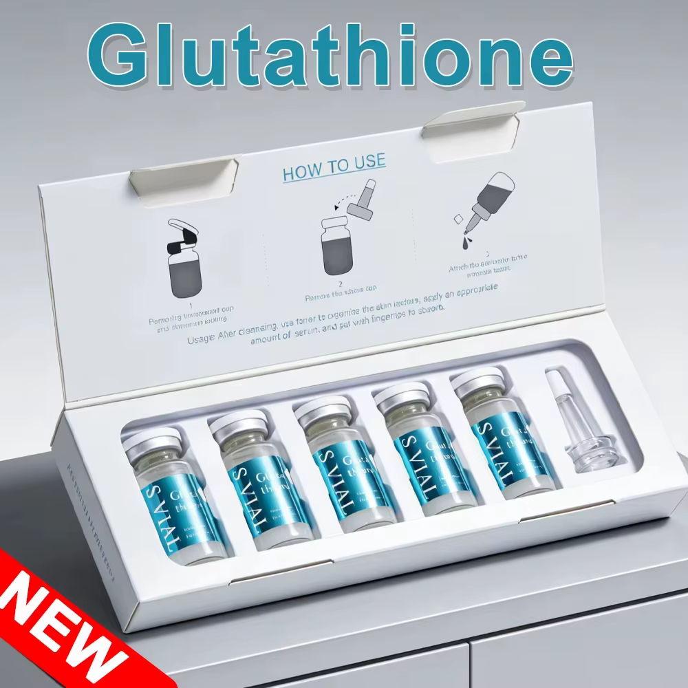 Ampoule d'essence de glutathion 4 ml × 5 - Sérum facial hydratant en profondeur pour éclaircir et ra