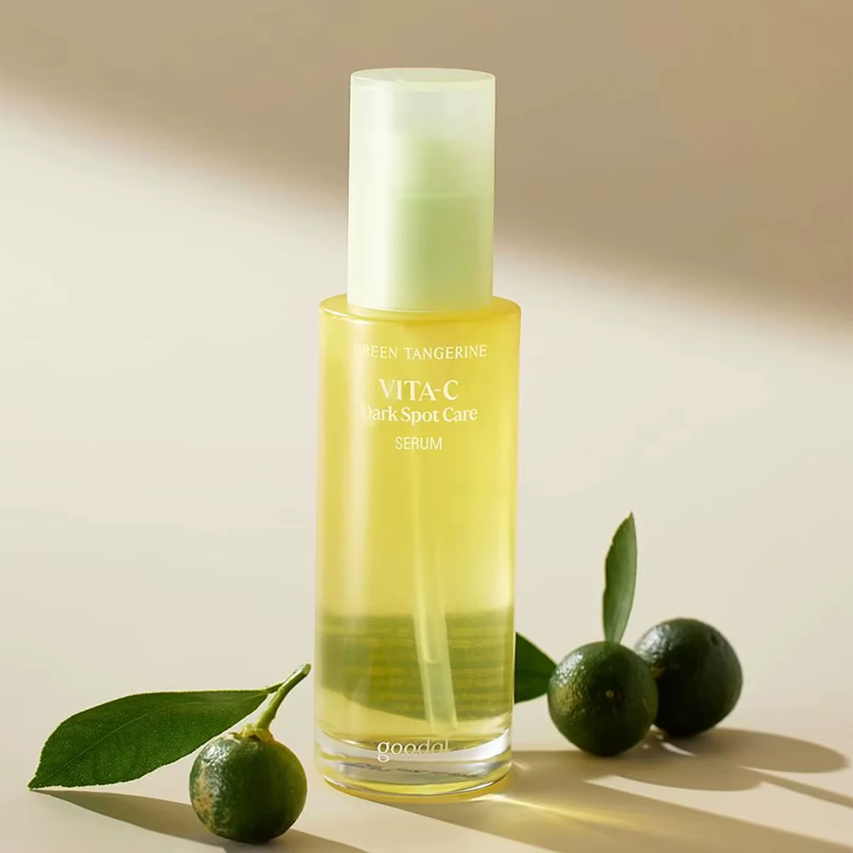 Sérum à la vitamine C à la mandarine verte GOODAL, sérum léger, réduit la terne, protection antioxyd
