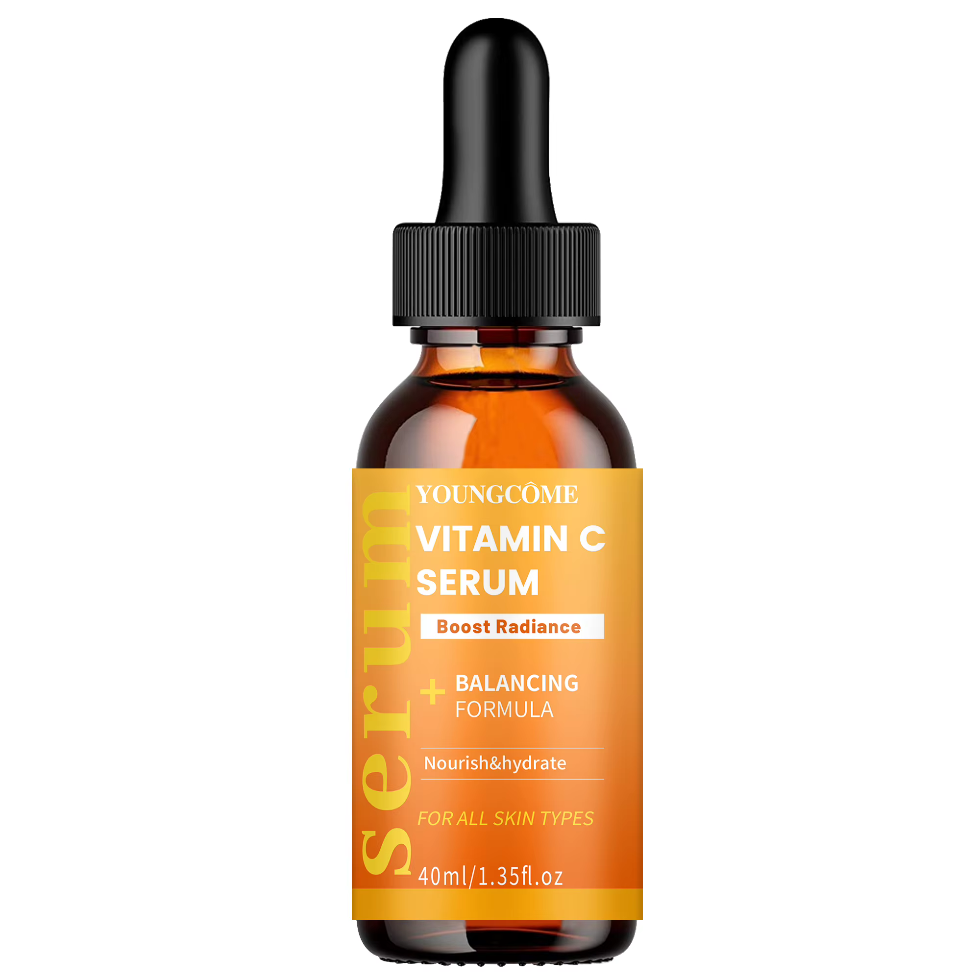 Sérum à la vitamine C YOUNGCOME, traitement d'hydratation quotidienne équilibrant et nourrissant, es