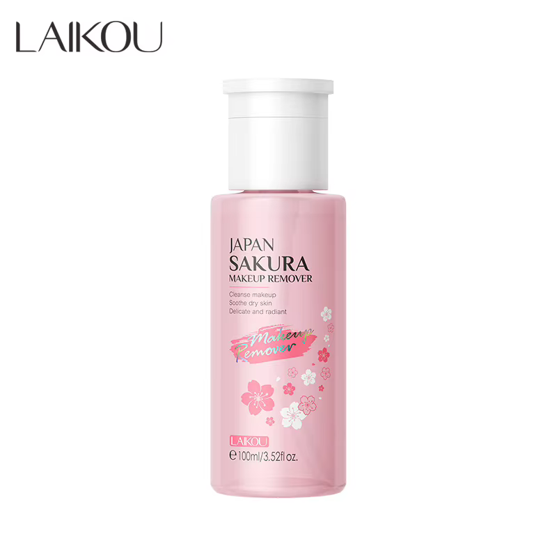 LAIKOU Liquide Nettoyant Démaquillant Portable pour Cils, Lèvres et Yeux – Soin Doux pour le Visage 