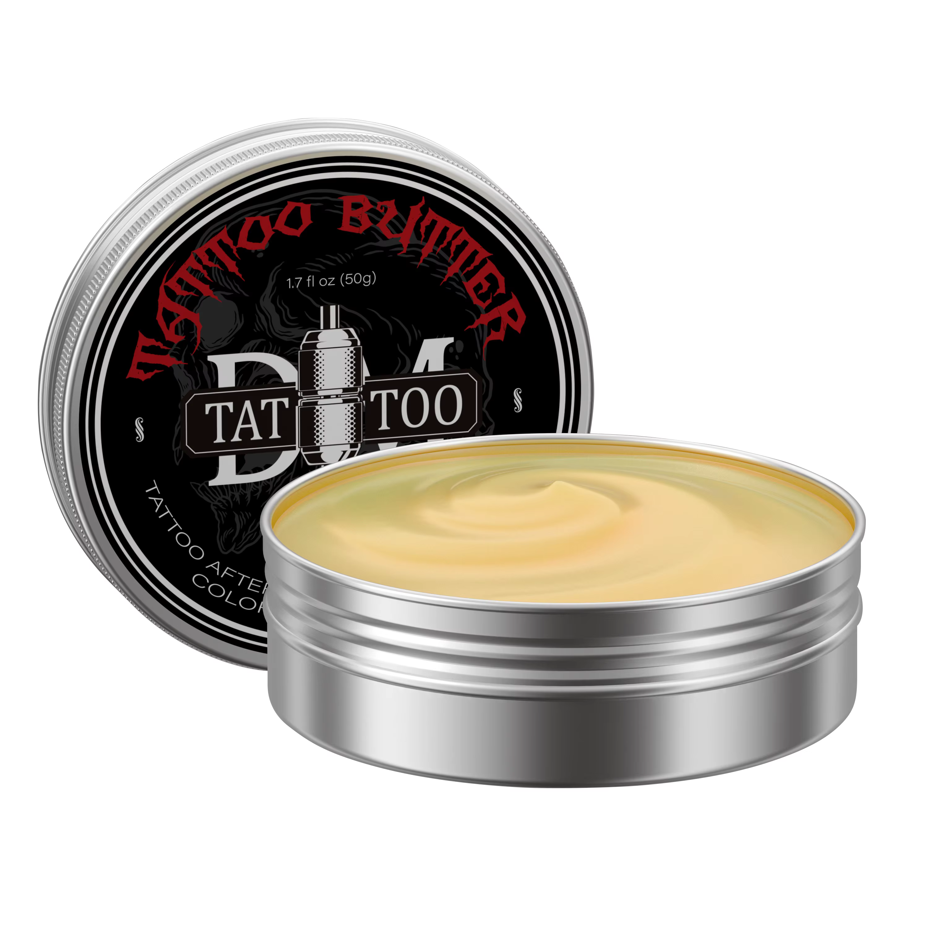 Crème de soin après tatouage DM 50g, baume de soin pour tatouage, crème hydratante naturelle, amélio