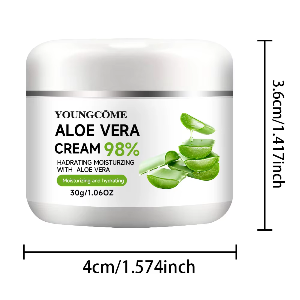 98% Aloe Vera crème pour le visage hydratant visage Anti-âge blanchissant soins de la peau réparatio