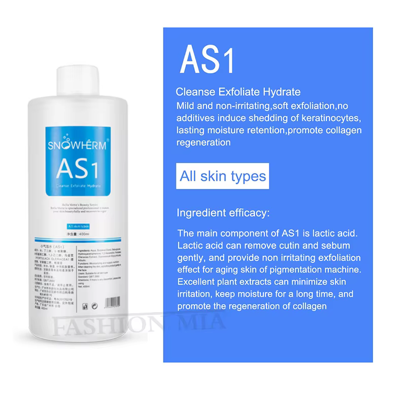 Solution Aqua Peel AS1 SA2 AO3, 3 pièces/1200ml, Dermabrasion pour le visage, soins de la peau, nett
