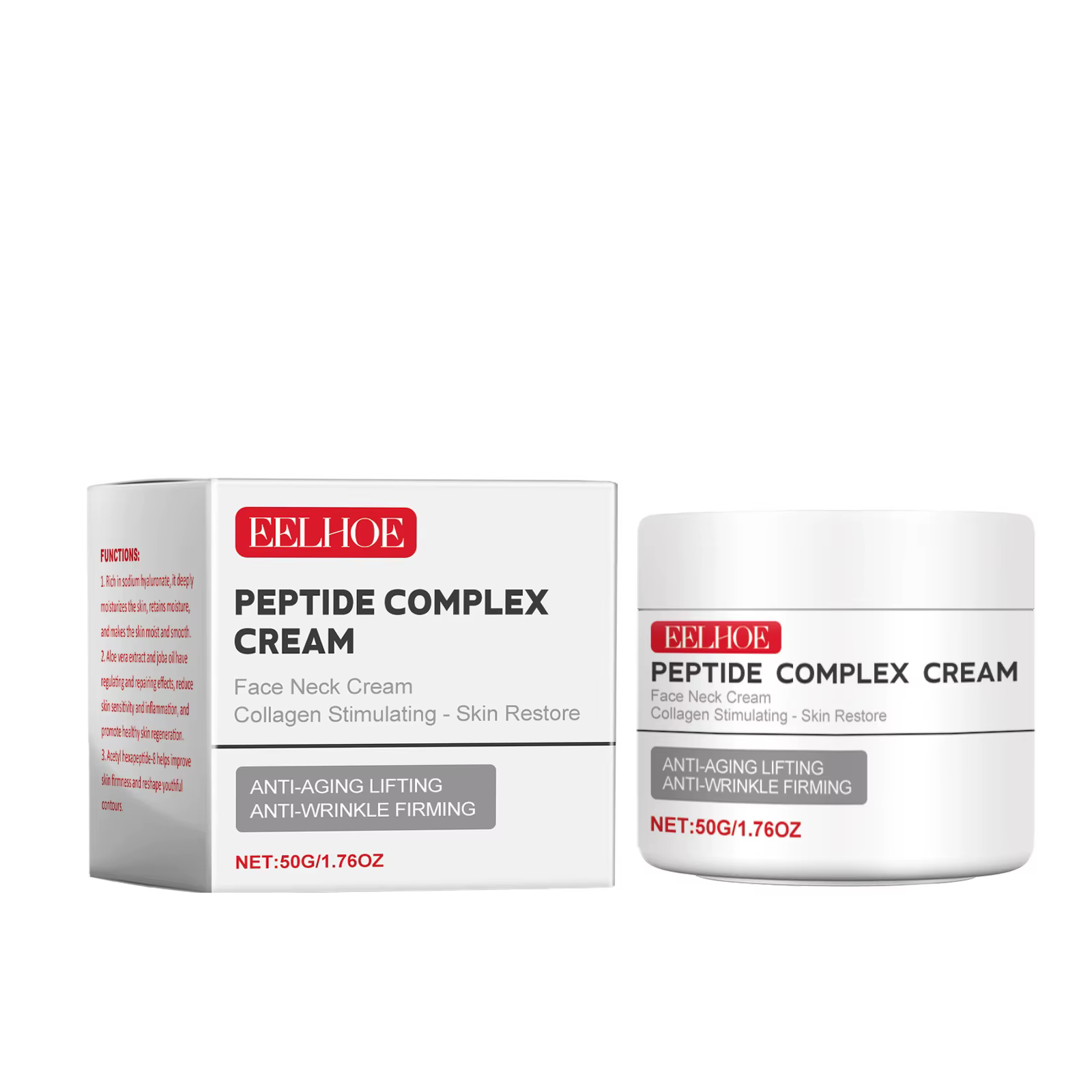 EELBathroom-Crème raffermissante pour le visage E Peptide Complex, soin de la peau hydratant, raffer