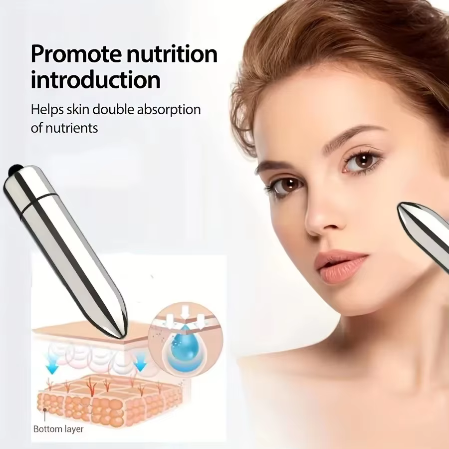 Mini masseur vibrant, traitement du Massage du visage et des yeux, favorise l'absorption de la Lotio