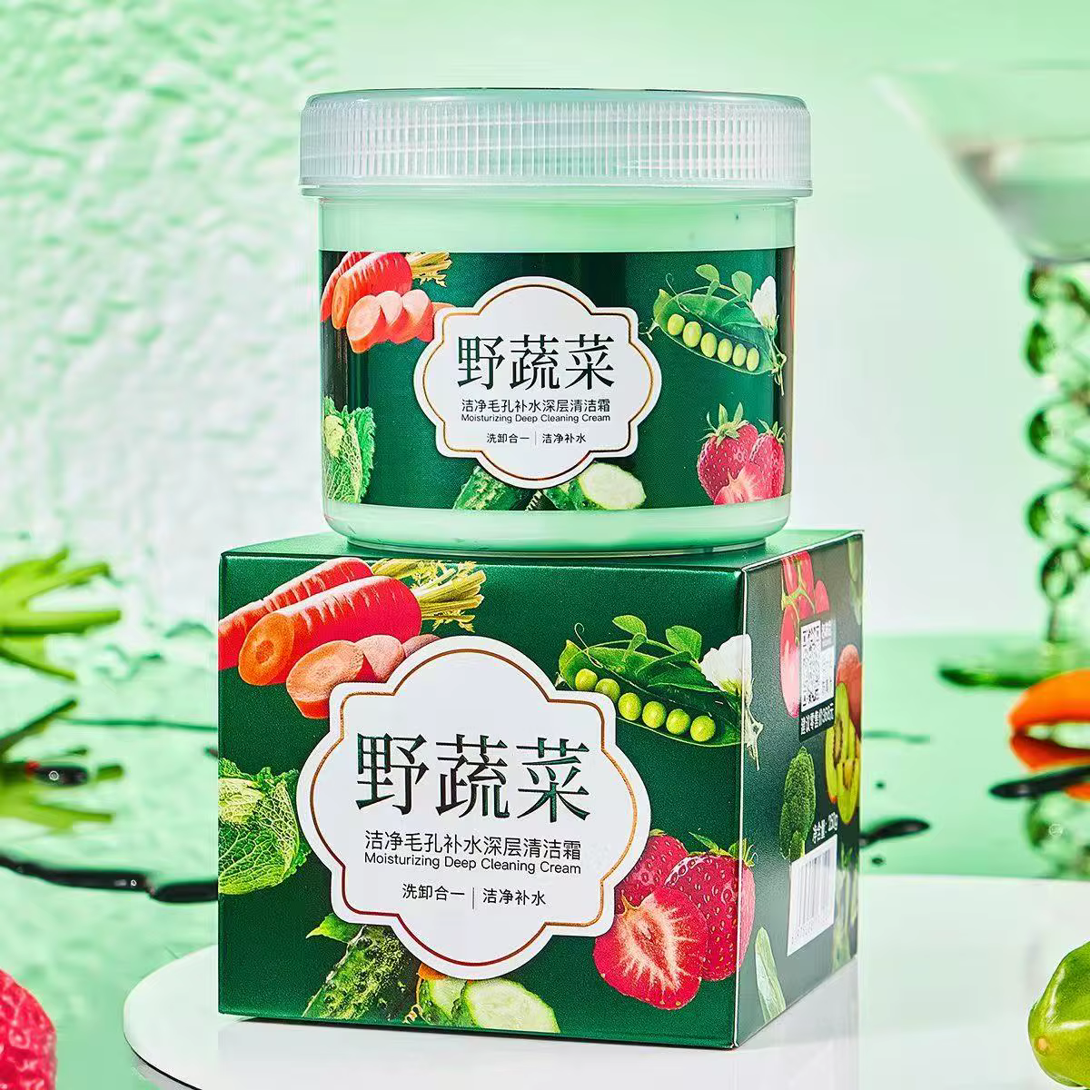 Nettoyant aux légumes sauvages ! Nettoie en profondeur et hydrate