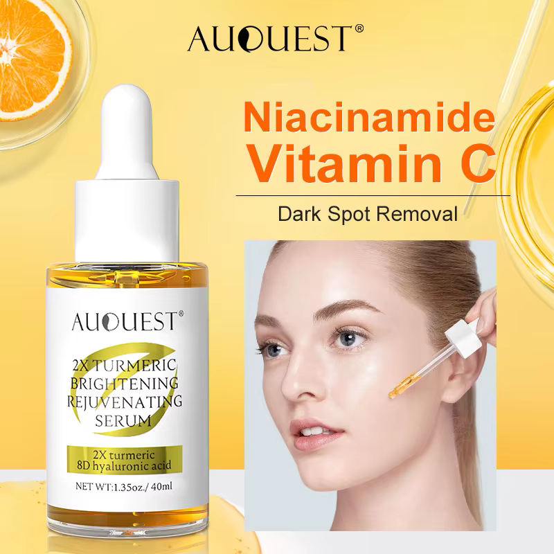 Sérum Niacinamide pour le visage, vitamine C, blanchissant, dissolvant de taches foncées, acide hyal