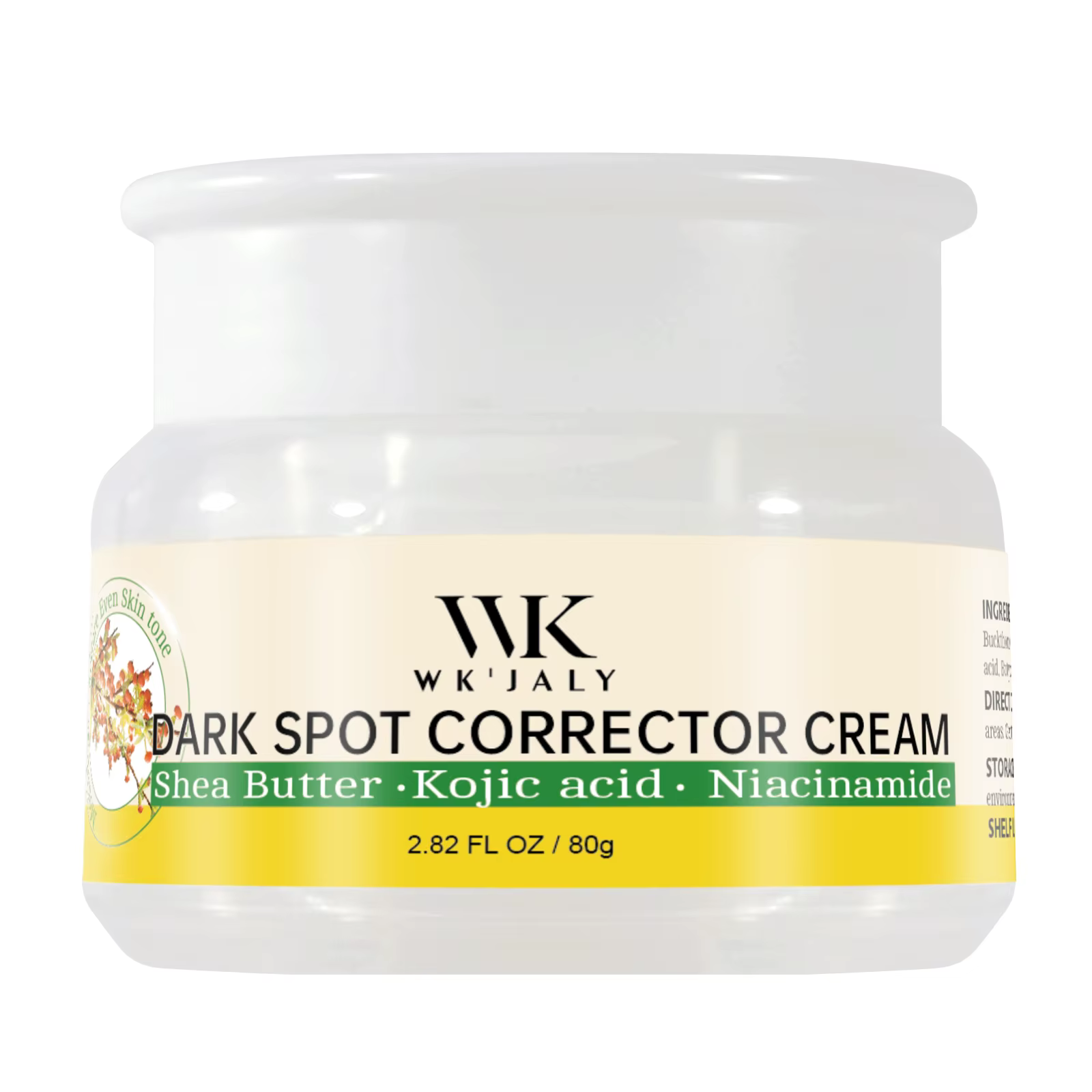 WK JALY Crème correctrice de taches foncées, blanchissante, même le teint, réduit la mélanine, l'hyp