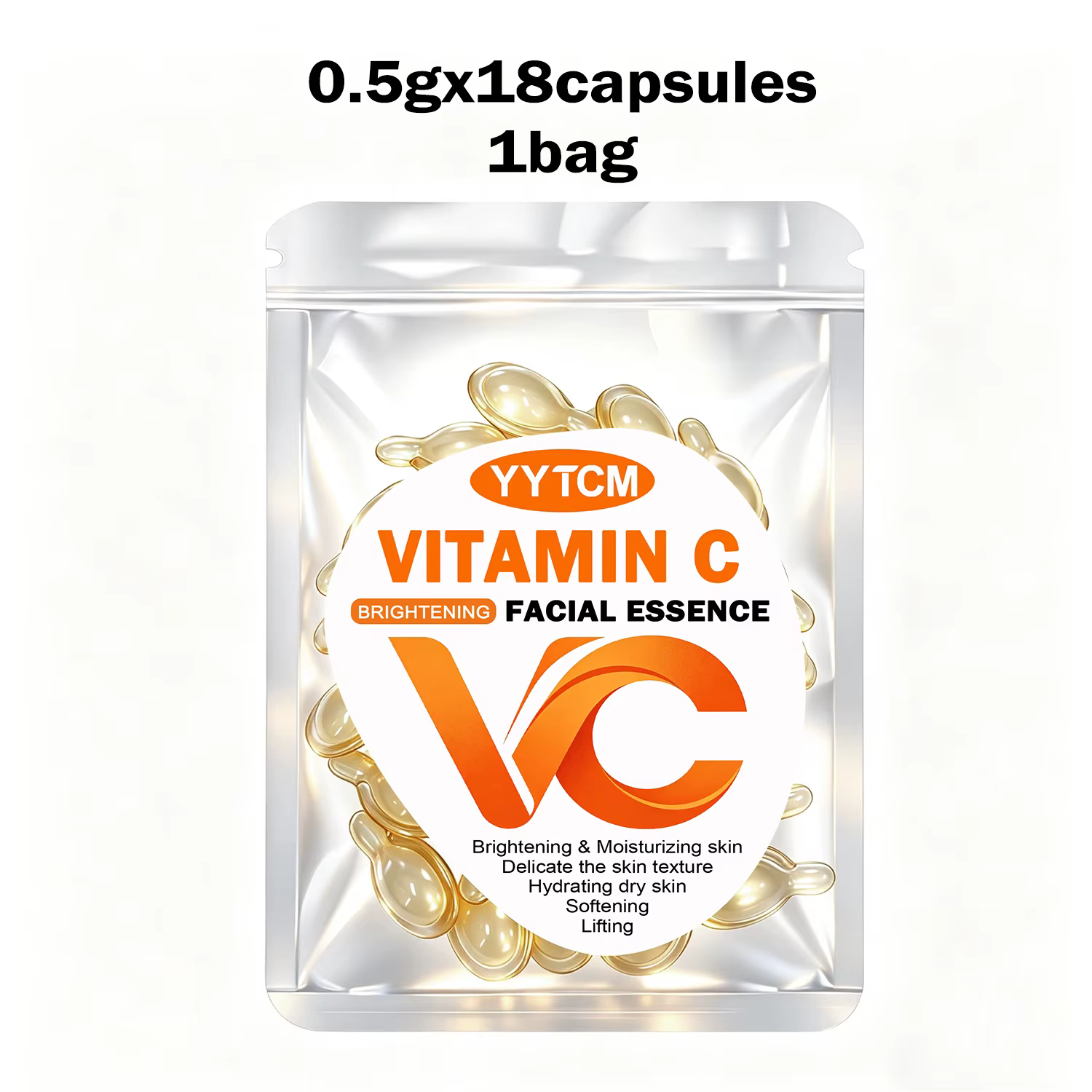 Sérum facial à la vitamine C, hydratant et éclaircissant, raffermissant la peau, contient de la vita