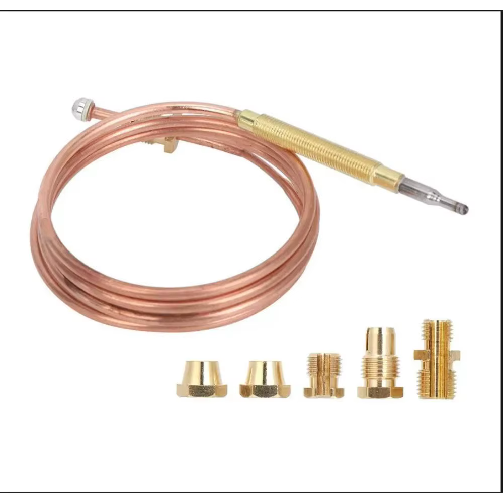Thermocouple universel pour cuisinière à gaz de 60cm, avec 5 écrous, adaptateur de remplacement pour
