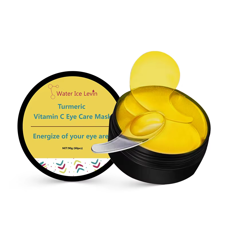 Masque pour les yeux au curcuma et à la vitamine C, Anti-rides, élimine les cernes, les poches, rédu