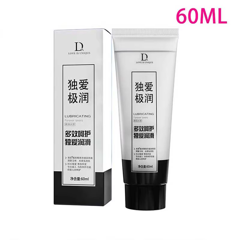 Lubrifiant intime à base d'eau 60ML/200ML/500ML Hypoallergénique Séchage rapide Non gras Facile à ne