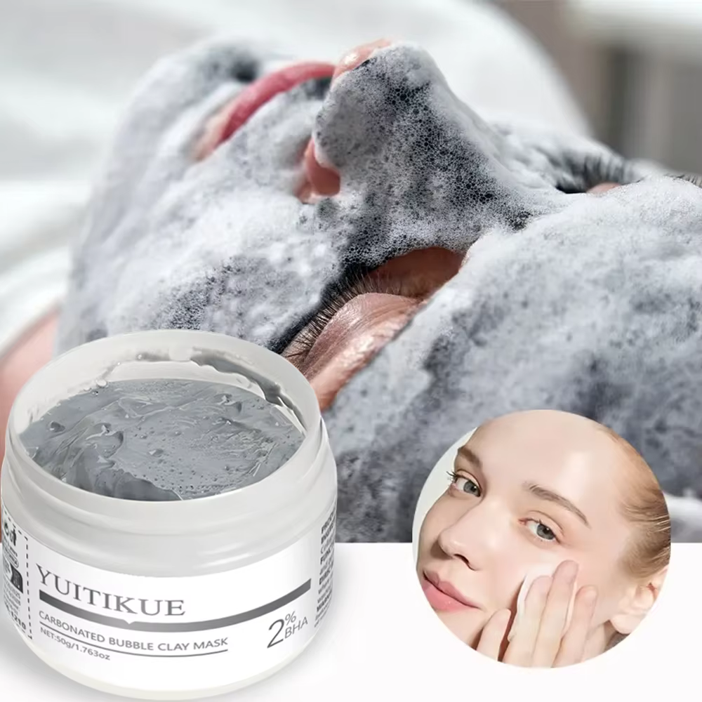 YUITIKUE masque facial à bulles masque Gel anti-points noirs masque moussant apaisant raffermissant 