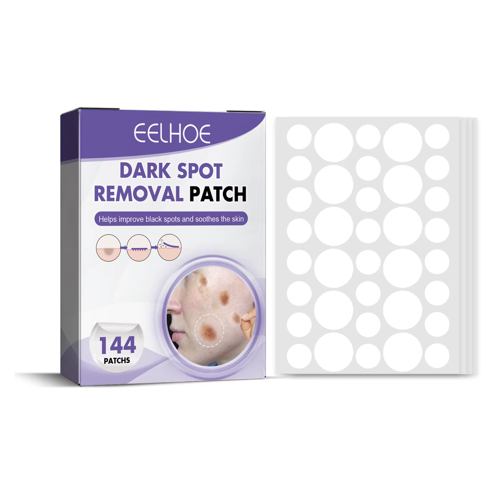 Patchs anti-taches - pour éclaircir les taches foncées du visage, le chloasma, la pigmentation et la