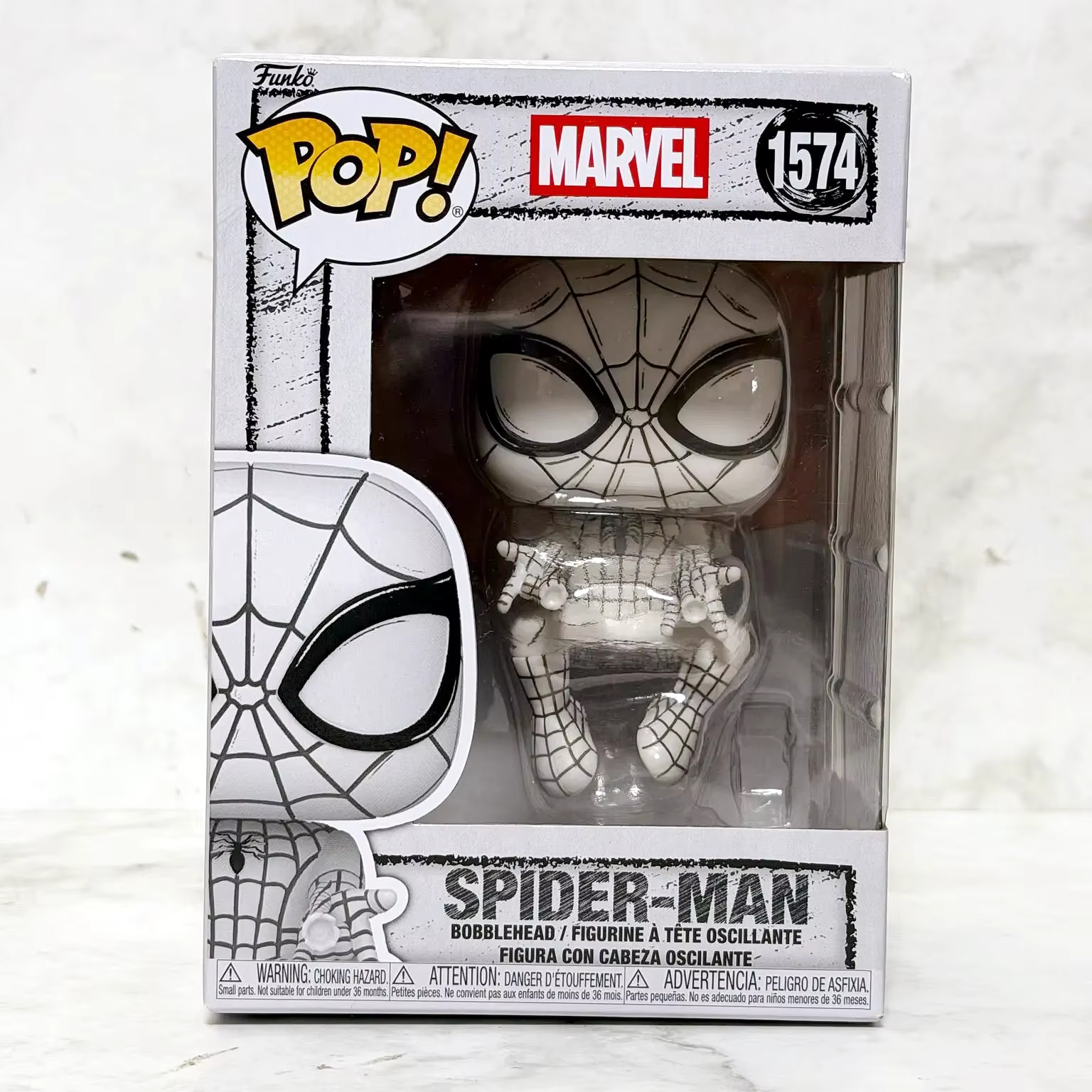Figurine Spider-Man (Sketched Deco) Funko Pop # 1574 Figurines officielles authentiques en édition l