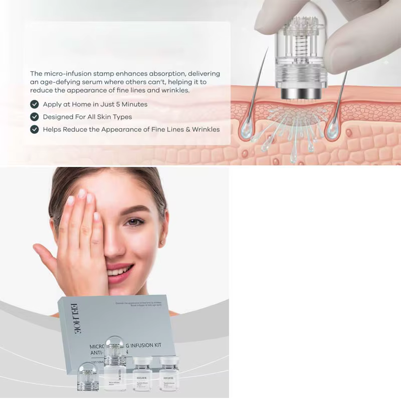 Kit de sérum micro-infusion pour une peau éclatante et sans imperfections 2026 - Système facial à do
