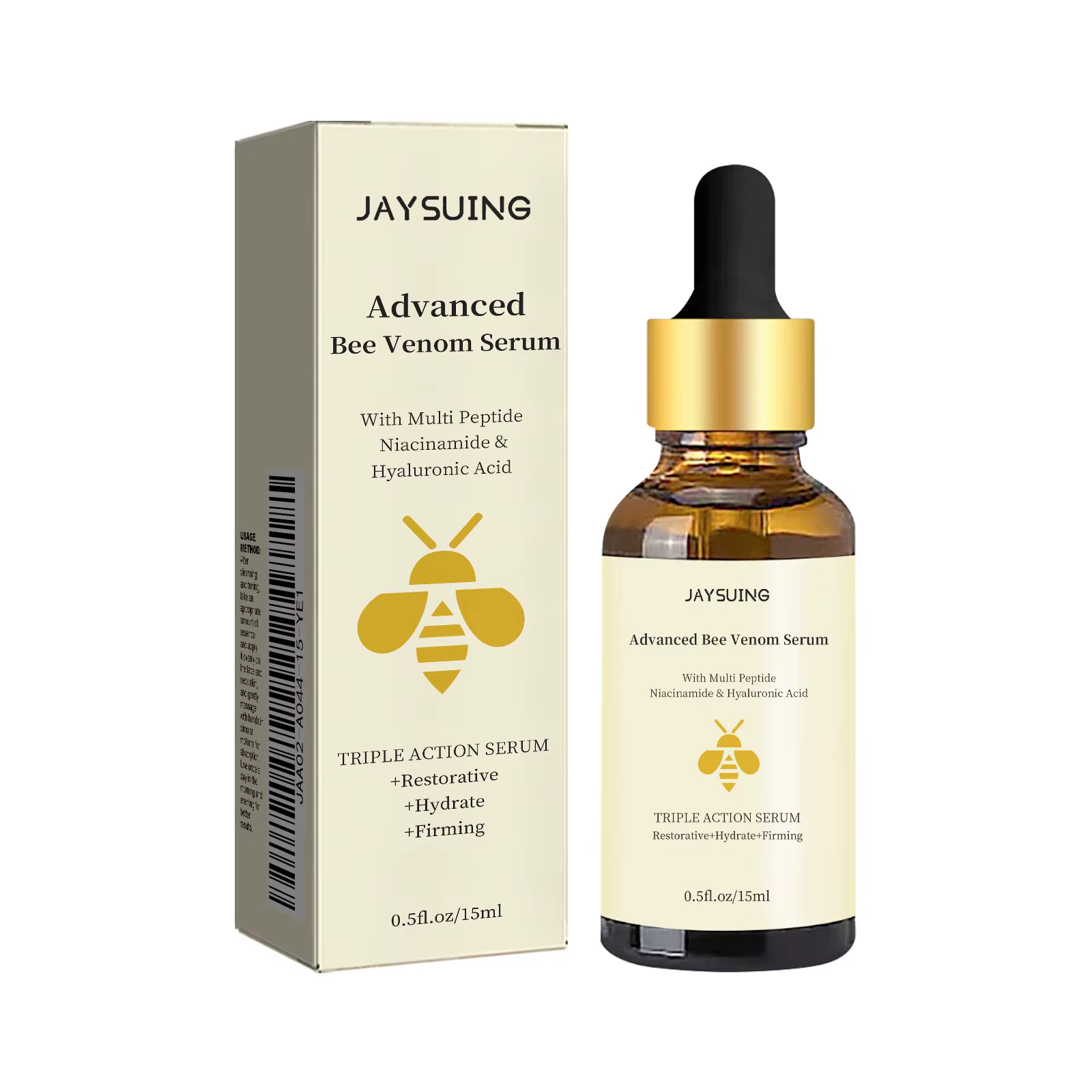 Jaysuing – sérum au venin d'abeille, raffermit, éclaircit les ridules, répare la matité, hydratant, 