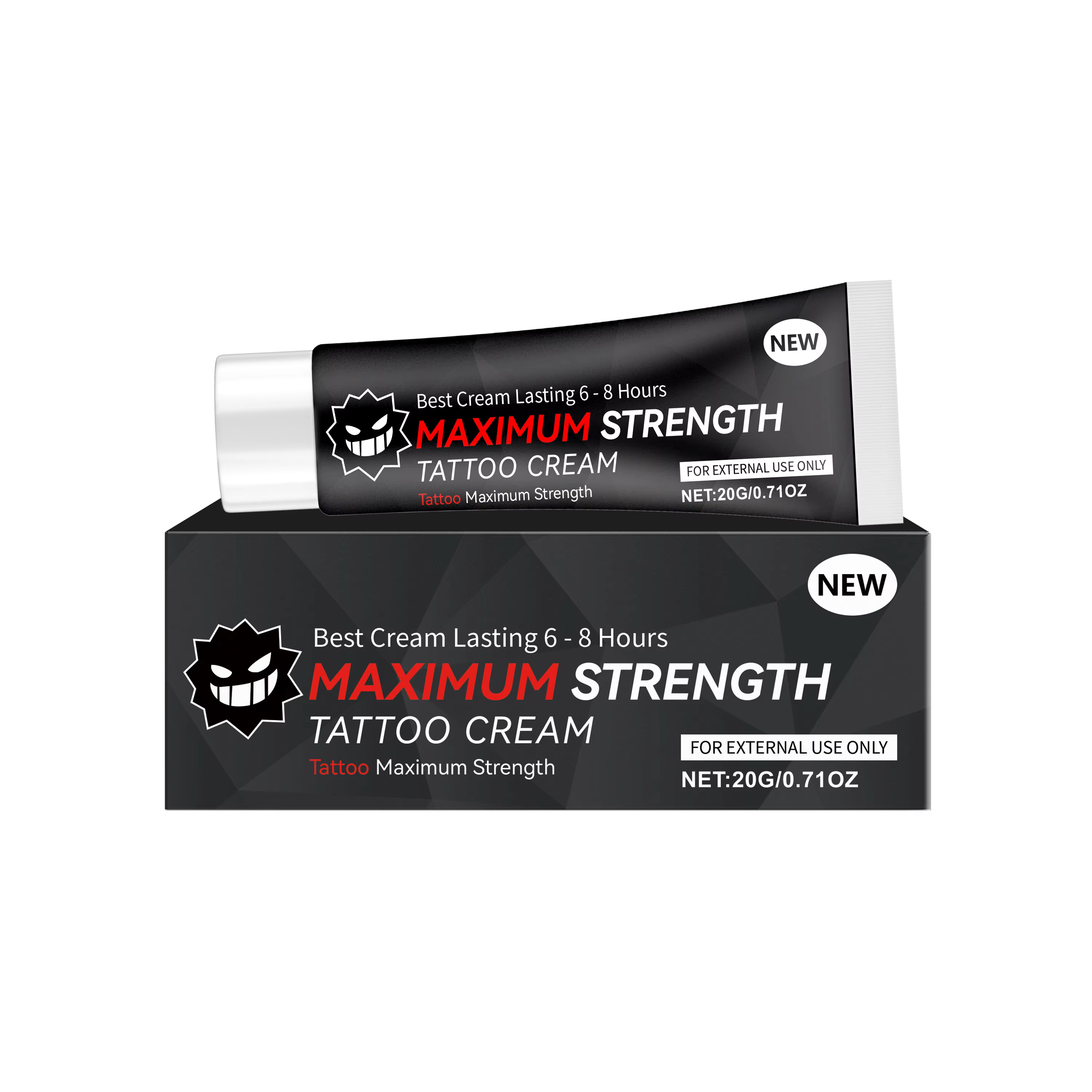 Crème de soin après tatouage 20g avec Aloe Vera et Vitamine E, hydratante, apaisante, anti-rougeurs 