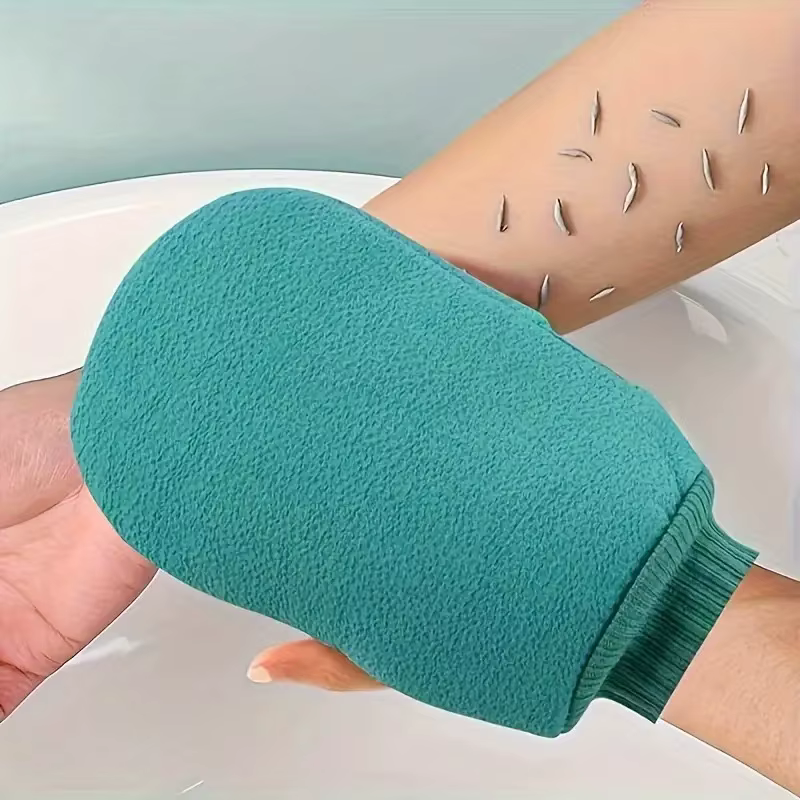Gant exfoliant (1 pièce) - Gant exfoliant pour peaux mortes, gants exfoliants pour la douche, le spa