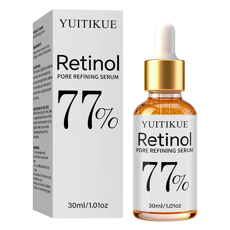 YUITIKUE Sérum Rétinol Affinant les Pores, Hydratant et Raffermissant, Lisse la Texture de la Peau p