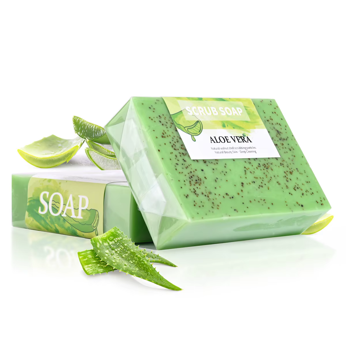 Extrait de plante d'aloe vera biologique naturel M+100G, utilisé pour l'élimination de l'acné, le bl