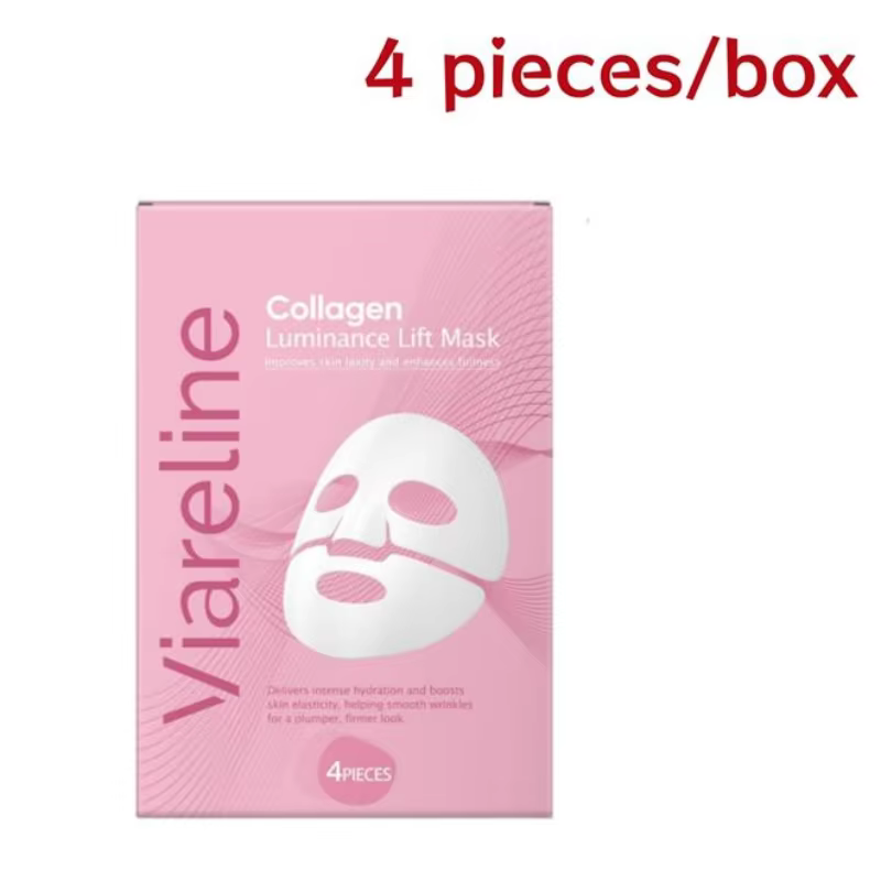 Masque coréen en tissu au collagène pour la nuit, hydratant à l'huile de pépins de raisin, masque no