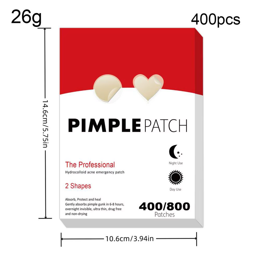 Patchs Hydrocolloïdes pour l'Acné – Soins du Visage Contre les Imperfections – Patchs Anti-Boutons à