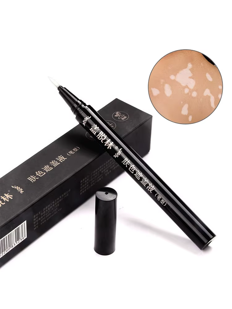 Stylo couvrant Vitiligo Leukoderma pour hommes et femmes, crème anti-cernes étanche, liquide, peau d