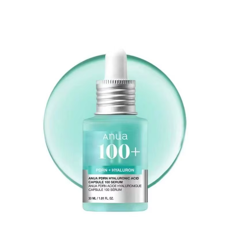 Sérum Visage Éclatant ANUA Skin Care Essence Acide Hyaluronique en Capsules 100 Sérum Bleu pour une 