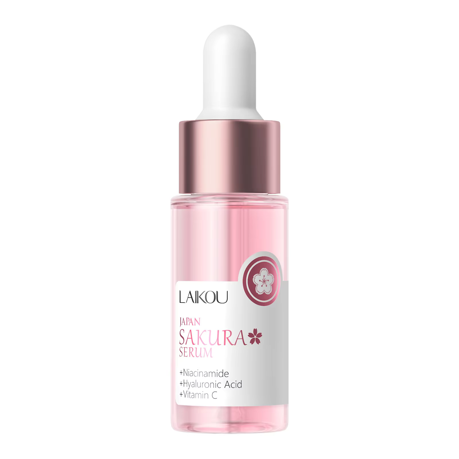 Sérum pour le visage LAIKOU Sakura 17ml, éclaircissant, hydratant, resserre les pores, soin hydratan