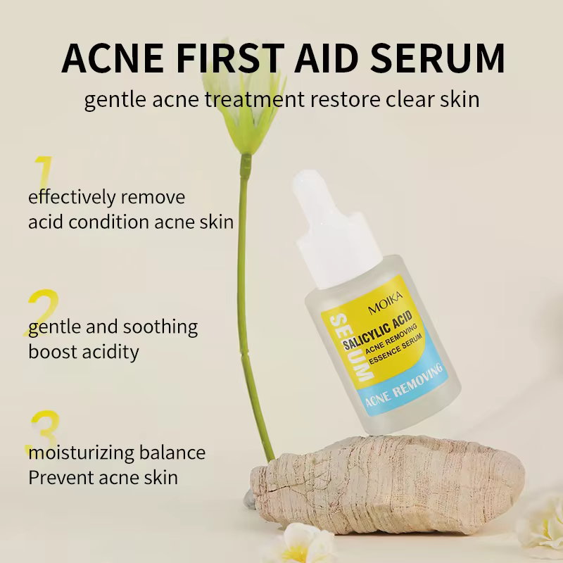Sérum Essentiel Purifiant à l'Acide Salicylique MOIKA – Soin Hydratant et Séborégulateur pour la Pea