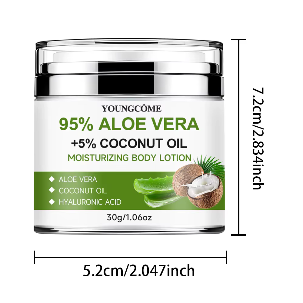 YOUNGCOME Hydratant à l'aloe vera riche en acide salicylique pour hydrater la peau sèche Soins du vi