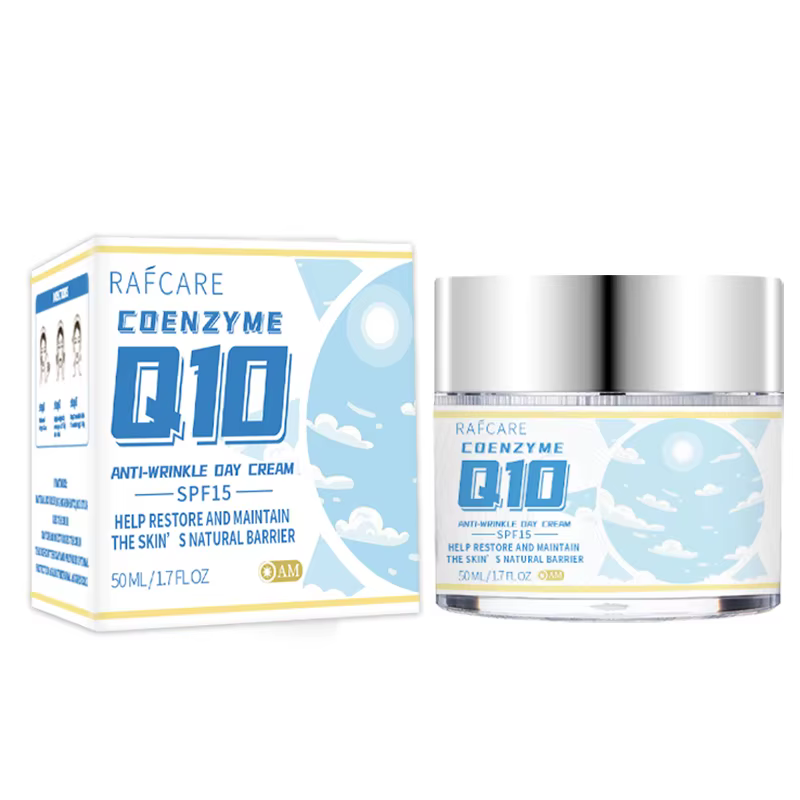 Crème de soin de jour avec collagène coenzima Q10, aide à montrer un bon état de jour, produits de b