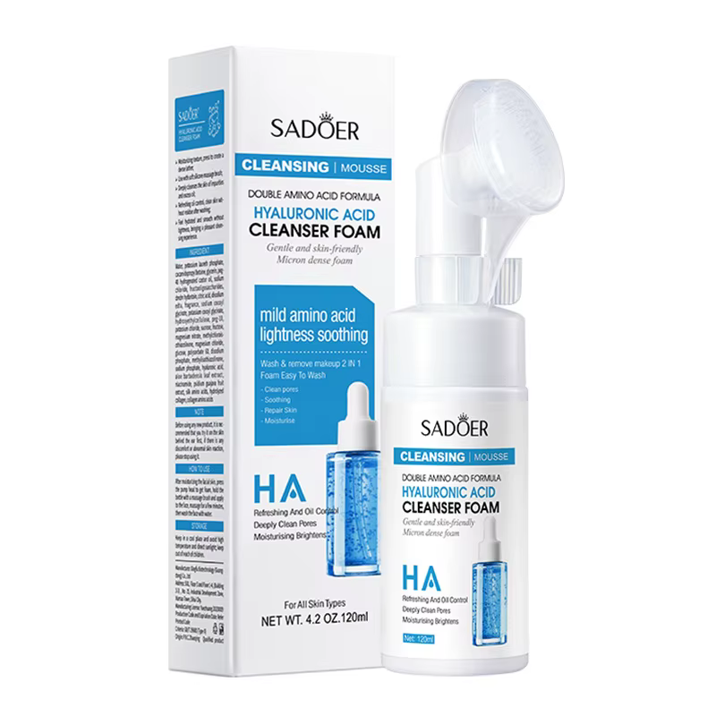 SAODER Q10 vitamine C nettoyant pour le visage mousse de lavage du visage nettoyage du visage Mossee