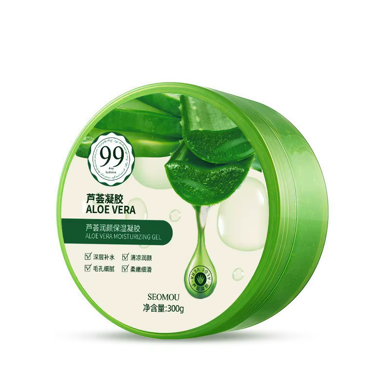 "Gel d'Aloe Vera Pure (300G) - 99% naturel pour le visage, les cheveux et le corps, soulagement et l
