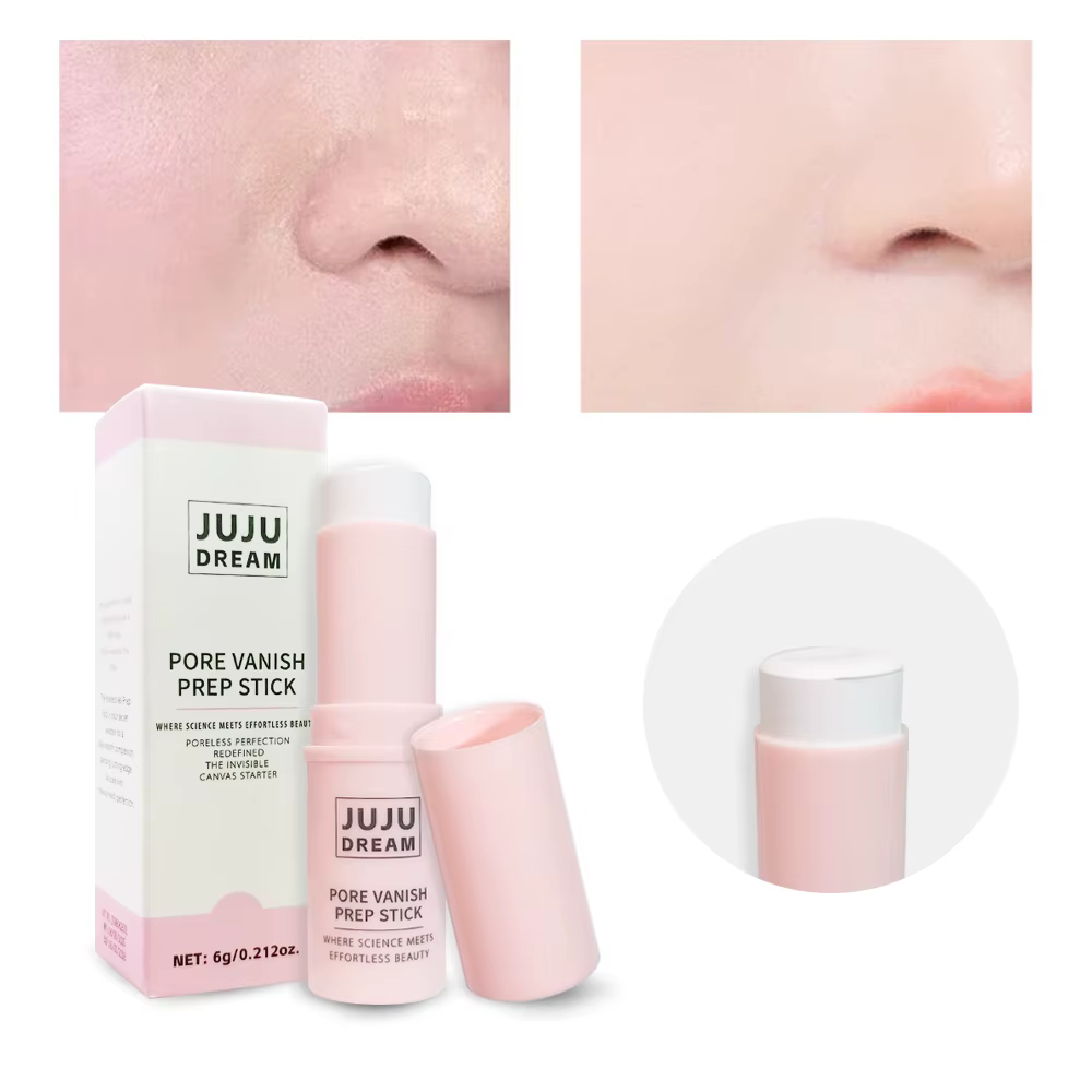 Pore Vanish Primer Stick - Pores flou, bâton de pré-maquillage portable, peau lisse pour le maquilla
