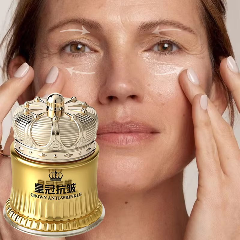 Crème anti-rides au collagène soluble pour le visage Crown, 50g, soins épiques pour la peau sèche en