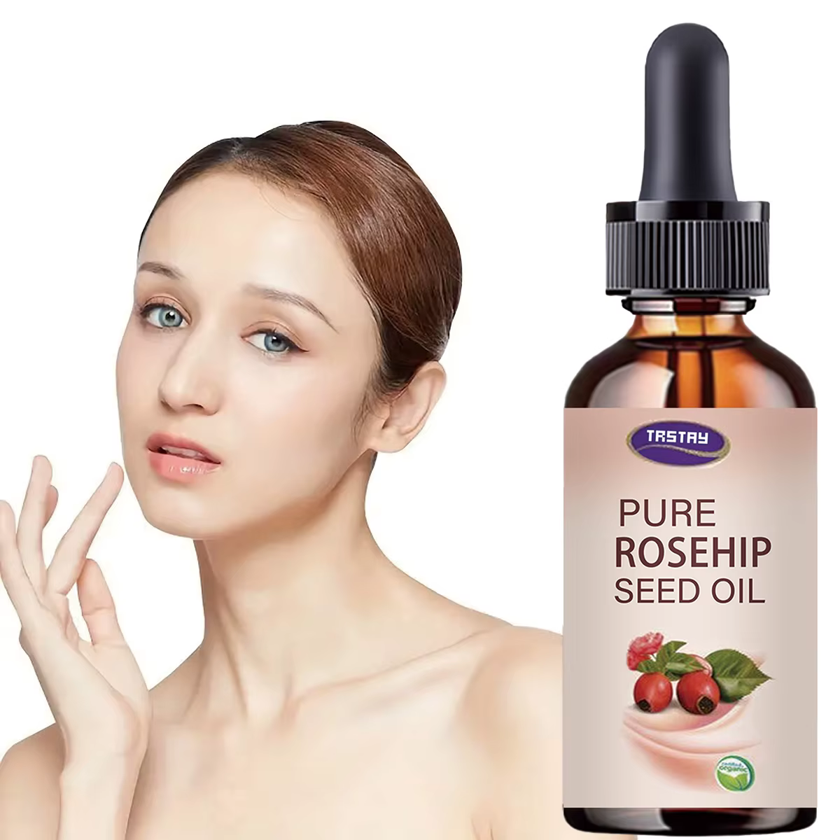 5ML/15ML/30ML/50ML/óleo de semente de rosa mosqueta pura reparação huile de essência hydratant