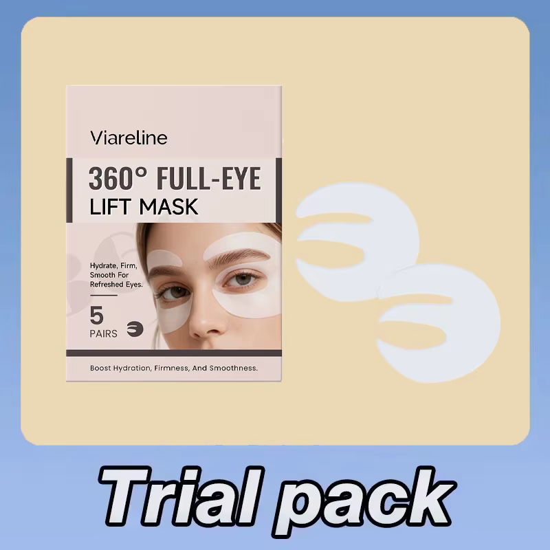Viareline Patchs hydratants pour les yeux à la vitamine C | Masque hydratant et nourrissant pour l
