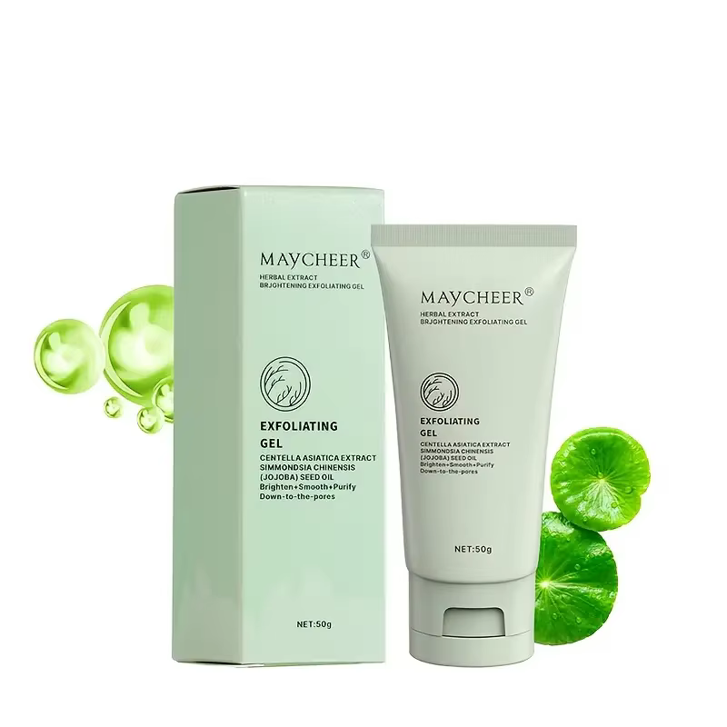 Gel exfoliant à l'extrait de plantes, gel exfoliant nettoyant, nettoyage en profondeur des pores et 